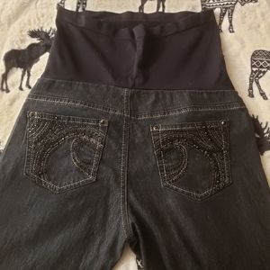 Bella Vita Small Maternity Jeans Dark Wash